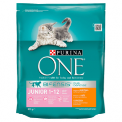 Purina One Junior csirkében...