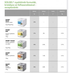 SOLSEL nyalósó 10 kg-os 5 féle