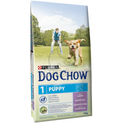 DOG CHOW PUPPY LAMB+rizs 14 kg